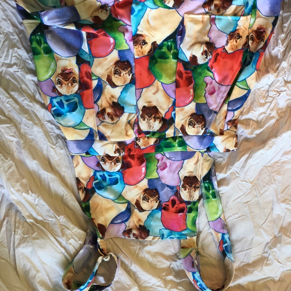 Size XL Black Milk x Laura Zombie overalls